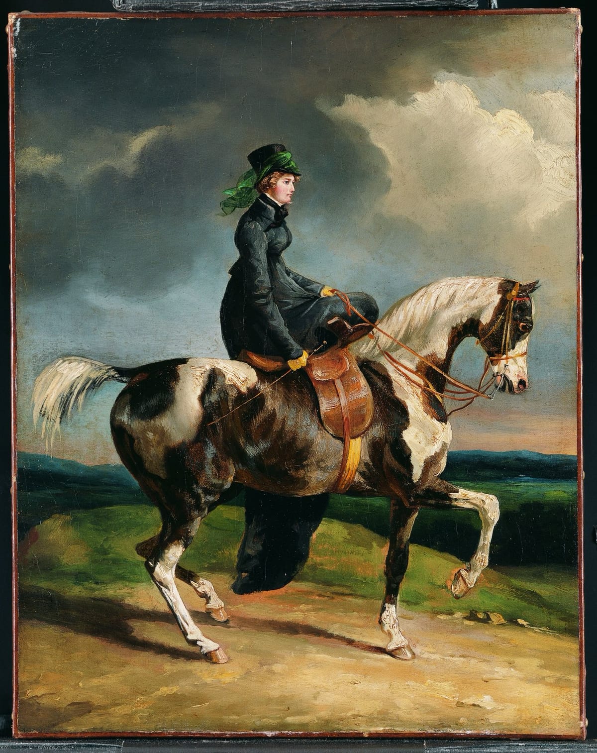 Théodore Géricault, Horsewoman, huile sur toile