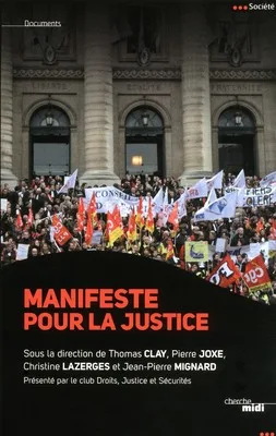Couverture de Manifeste pour la Justice